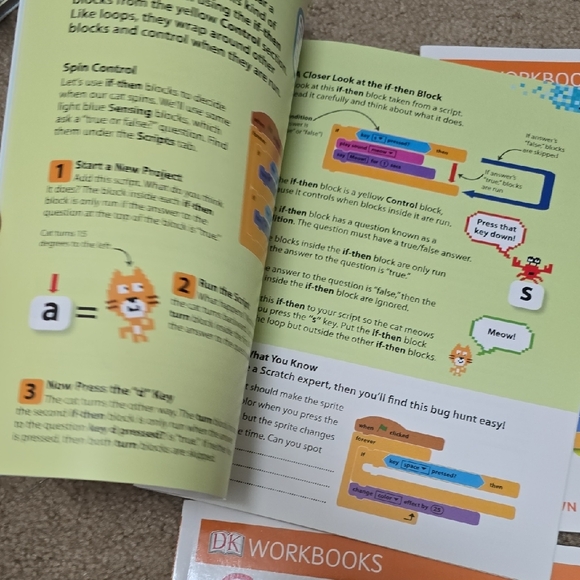 DK Workbooks Computer Coding with Scratch Set - Picture 4 of 8